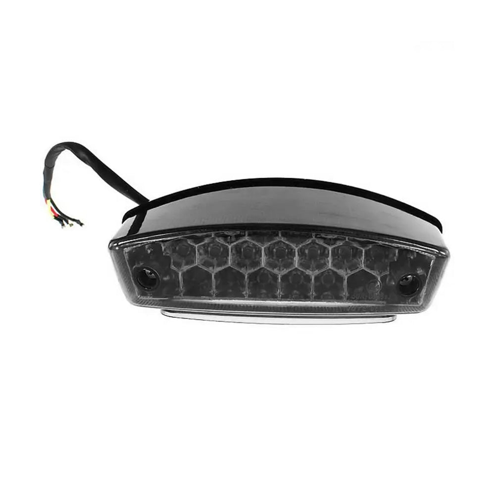 Universal Smoke LED Rear Brake Stop Tail Light With License Plate Light Suitable For Motorcycle - Frazy's Auto Parts