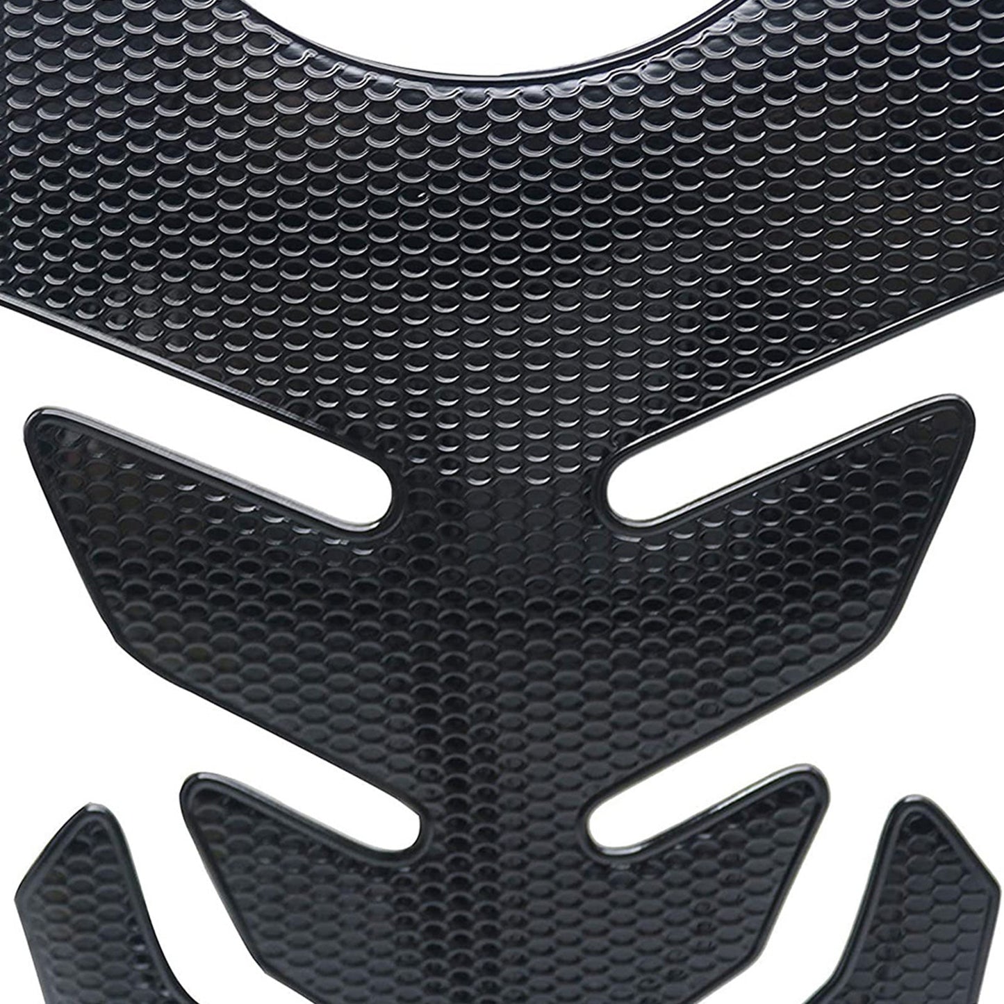 Wide Pure Black Motorcycle Gas Tank Pad Protector Decal Suitable For Motorbike - Frazy's Auto Parts