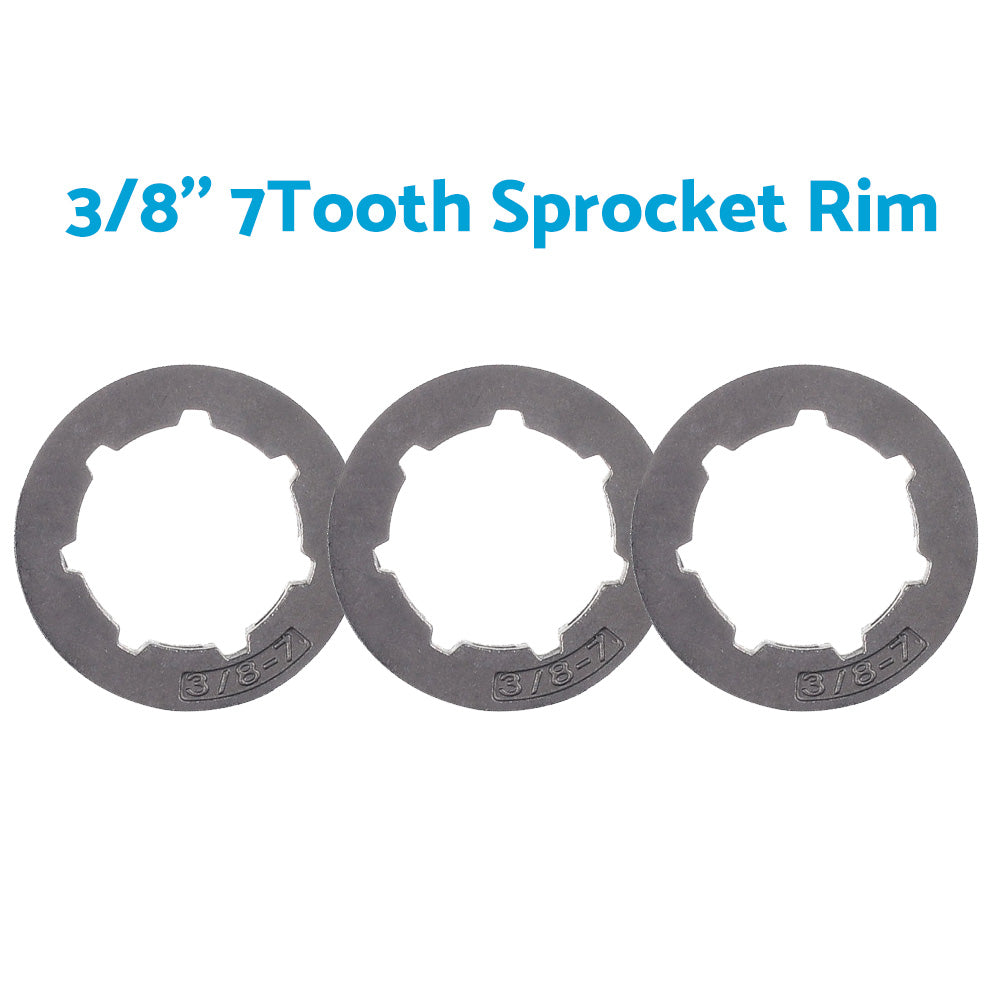 3PCS 3 8inch 7T Sprocket Rim Suitable for STIHL 044 046 066 MS440 MS441 MS460 MS660-1