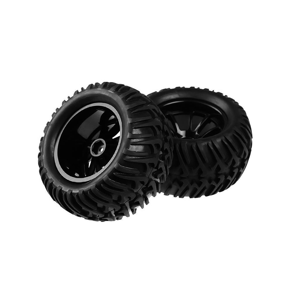 4x Wheel Rim & Tires Suitable For HSP 1:10 Monster Truck RC Car 12mm Hub-4