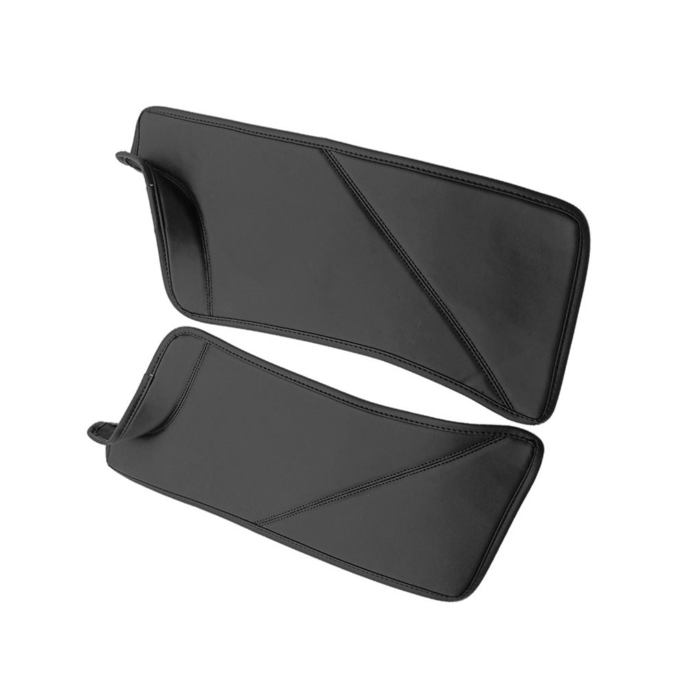 2x PU Rear Door Sill Protector Cover Pad Suitable For Tesla Model Y 2020-2022-1