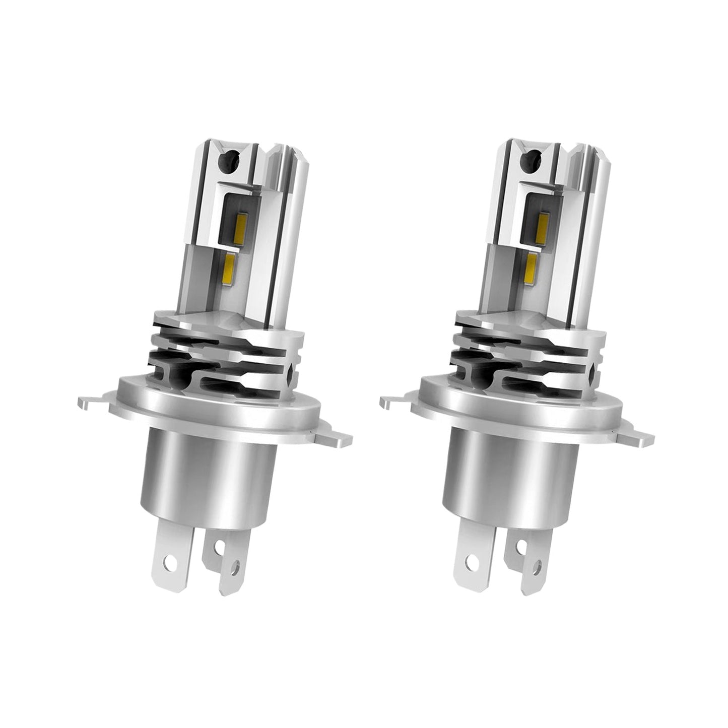 2x H4 LED Headlight Bulbs Kit 6000K High & Low Beam Replacement Globes-0