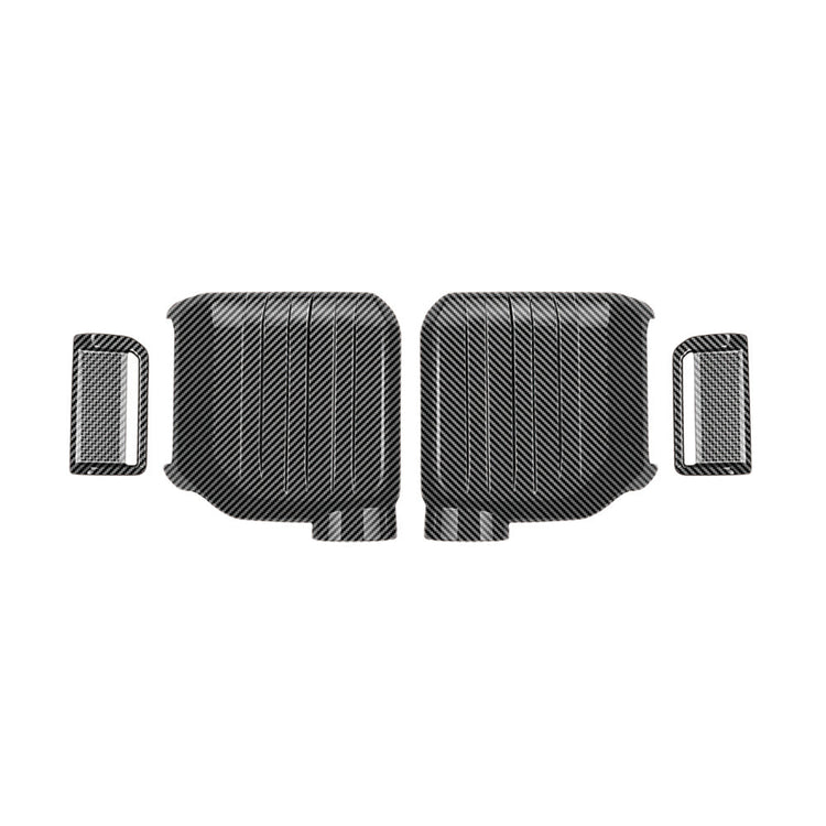 Rearview Mirror Cover Trim Suitable for LandCruiser Prado LC250 24+ Carbon Fiber-0
