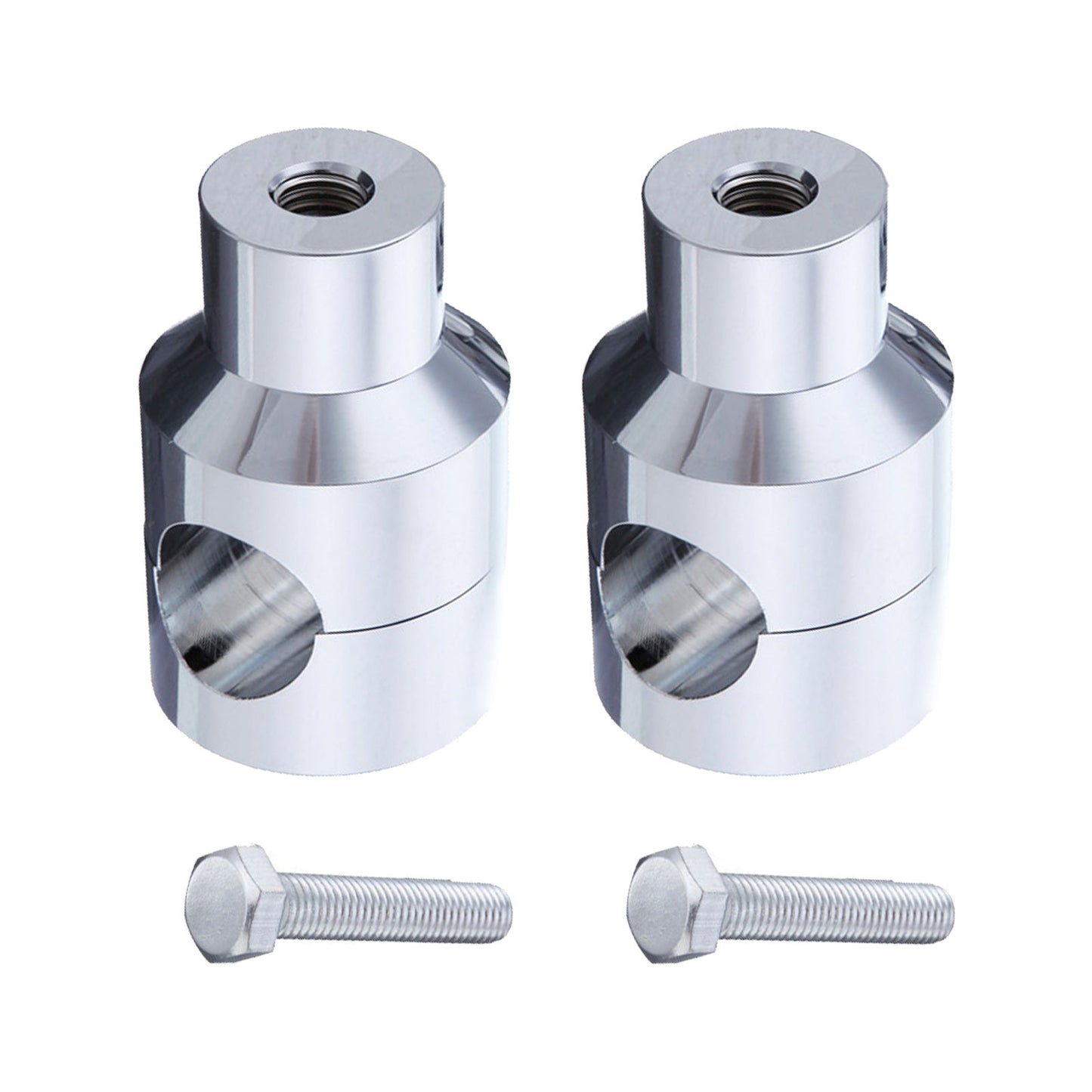 1 Inch Motorcycle Handlebar Risers Mount Clamp 25mm Suitable For Harley Sportster-2