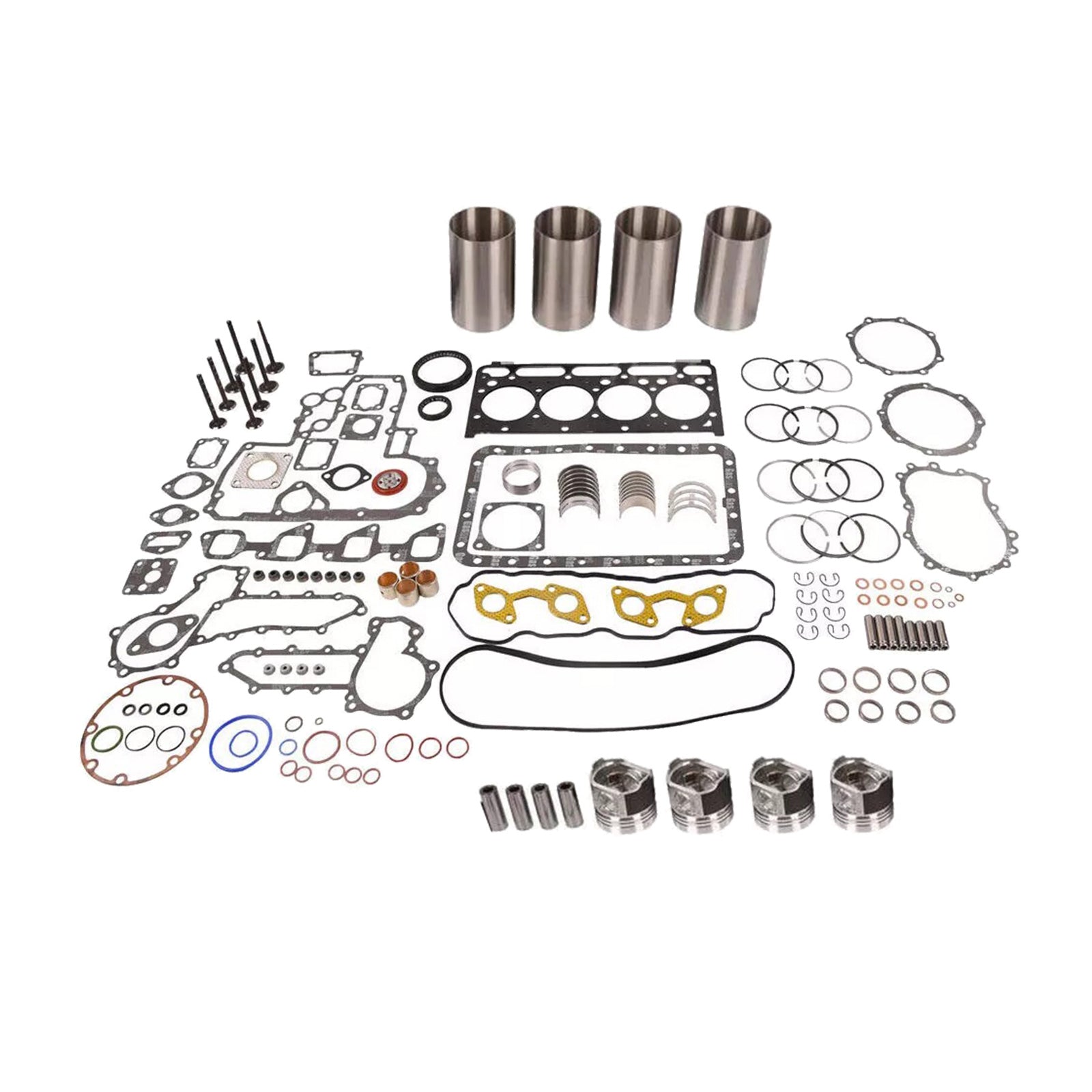 Overhaul Rebuild Kit + Liner Suitable For Kubota L4200 V2203 & Bobcat 753 A0216A0281-1