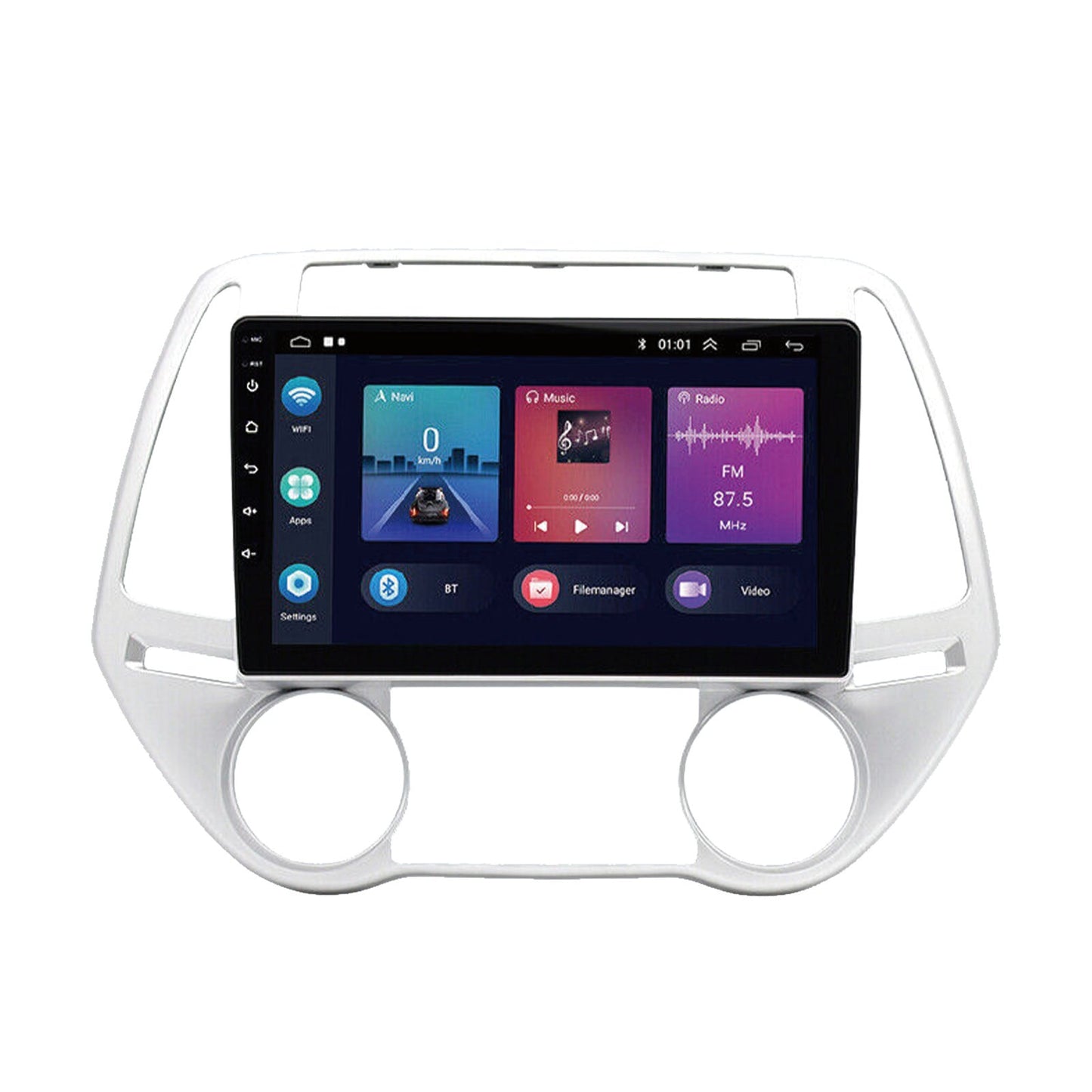 Car Radio Android 13 GPS BT Apple CarPlay Suitable For Hyundai i20 2012-2015-0