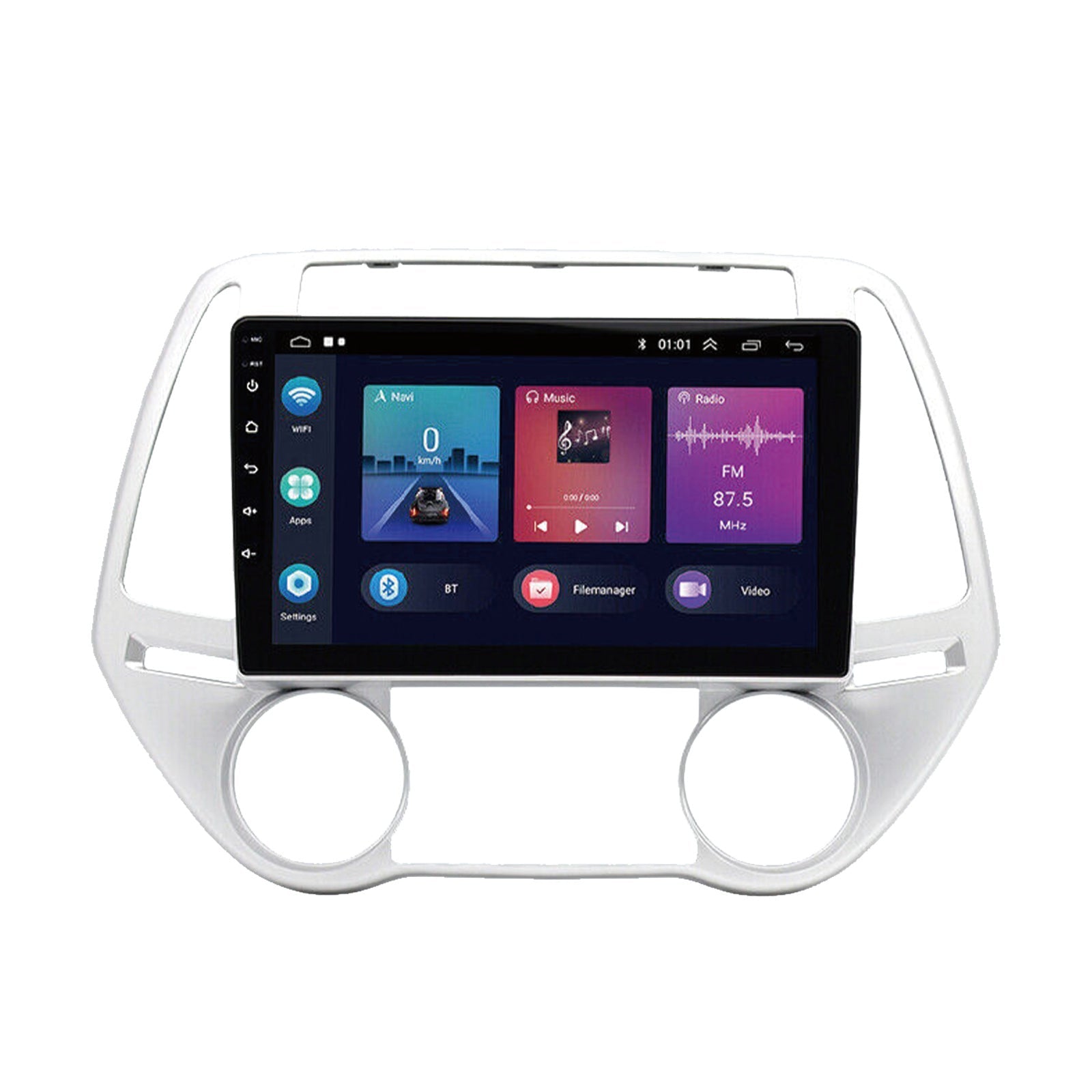 Car Radio Android 13 GPS BT Apple CarPlay Suitable For Hyundai i20 2012-2015-0