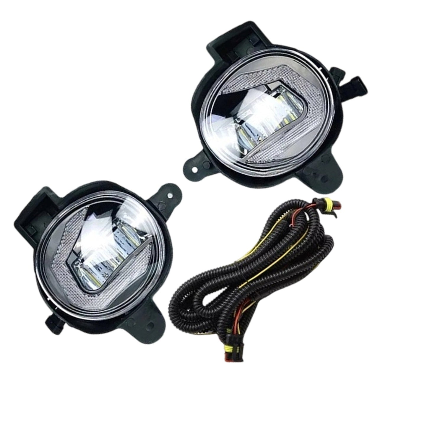 Pair Front Fog Lights LED Waterproof Suitable For Toyota Hilux Vigo 2011-2014-1