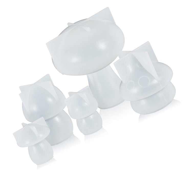 5-Style Mushroom Silicone Resin Casting Molds Suitable For DIY Epoxy Craft & Home Decor-2