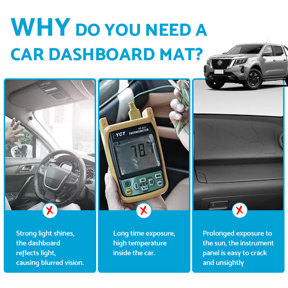 Dash Mat Suitable For Toyota RAV4 GXL GX Cruiser Edge Dashboard Sun Cover-3