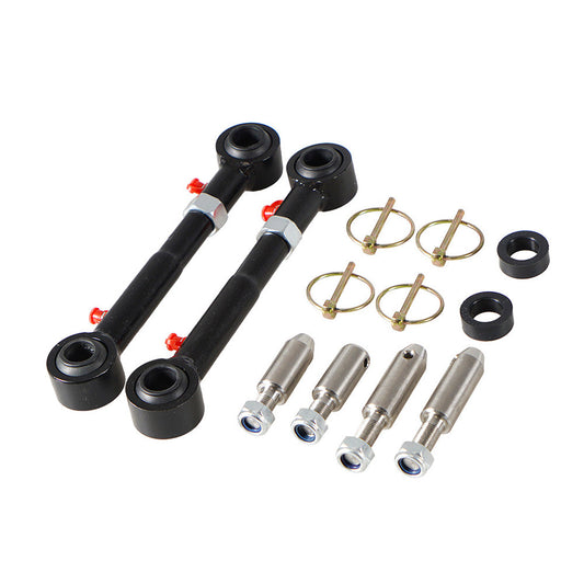 Front Sway Bar Links Disconnect Suitable For Jeep Wrangler JK / JL 2.5-6 Inch Lift-0
