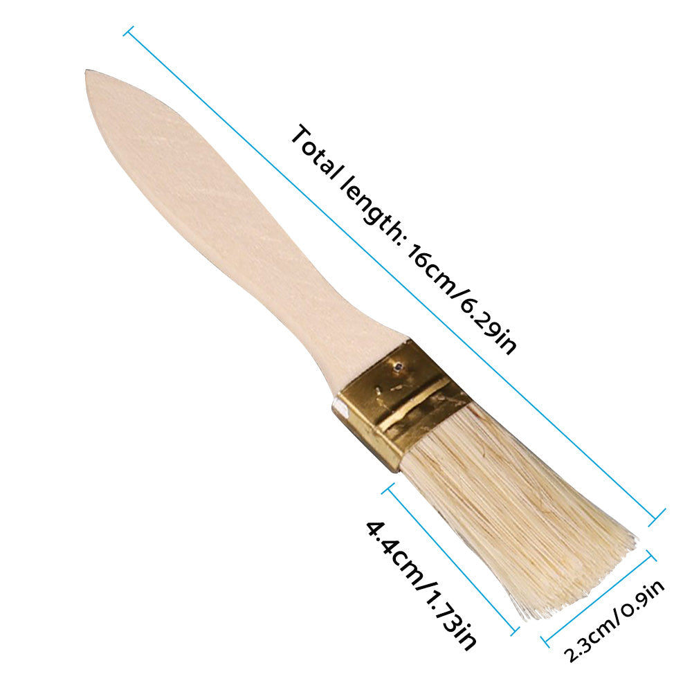 36PCS 1inch Chip Paint Brush DIY Art Varnishes Touchups Brushes Wooden Handle 1inch-2