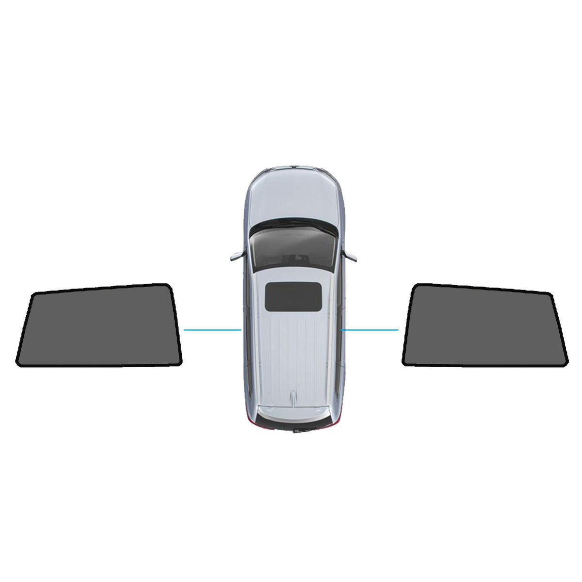 Window Sunshade Magnetic Nylon Suitable For Toyota RAV4 2005-2012-2