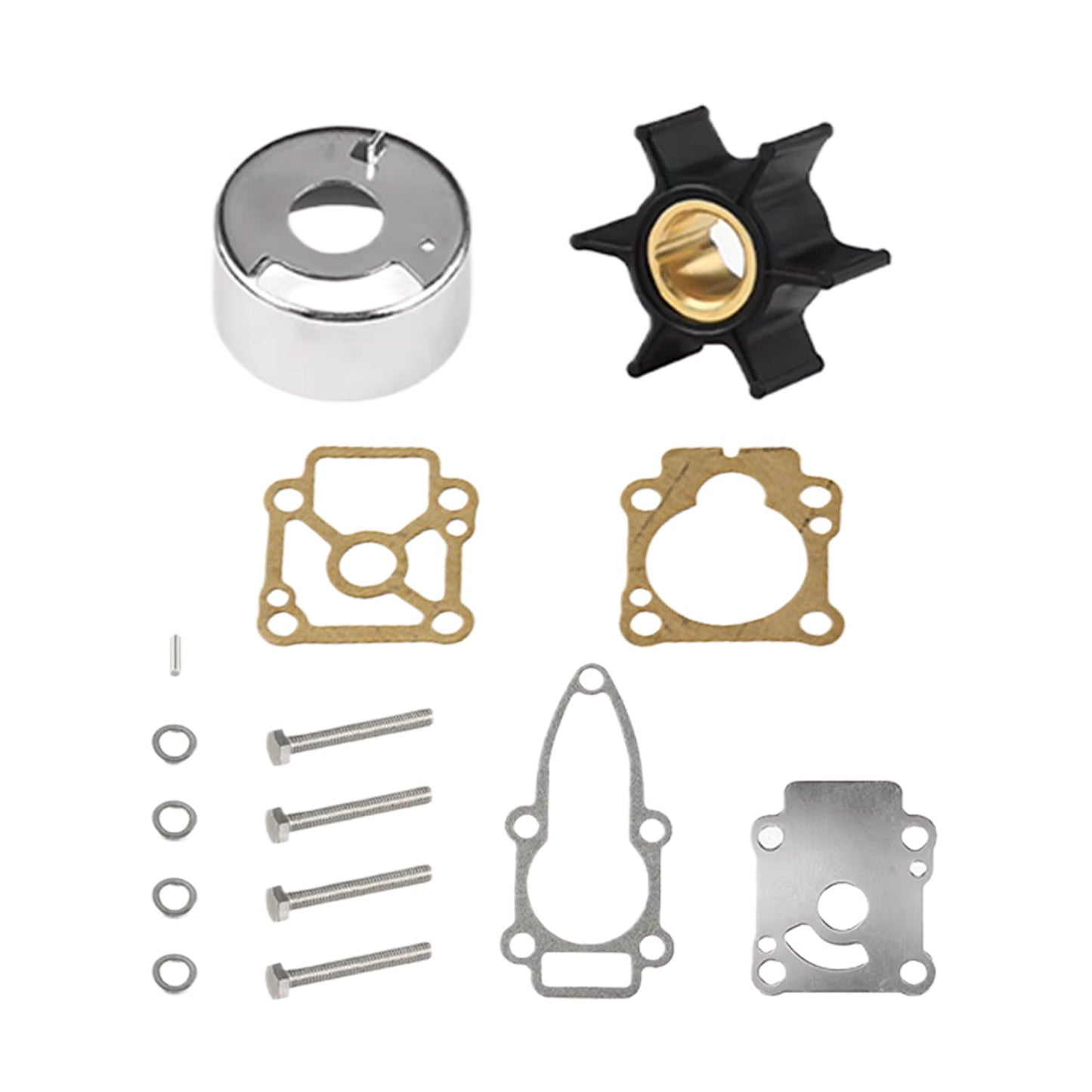 Impeller Water Pump Kit Suitable For Mercury / Mariner / Tohatsu M8HP 3B2-873222-2