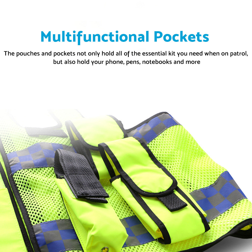 Ultimate Security Reflective Executive Safety Vest Hi-Vis Protective Workwear-0