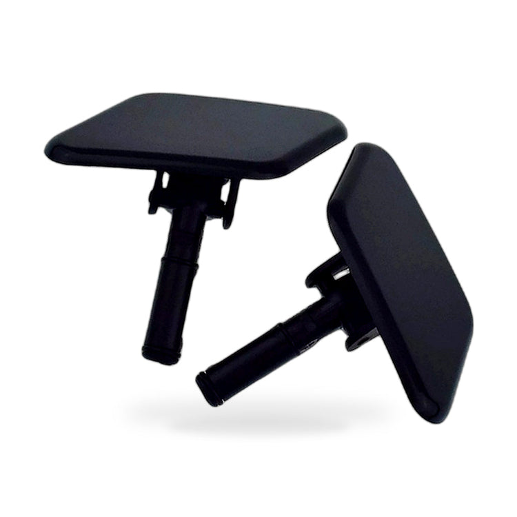 Headlight Washer Jet Caps Pair Black Suitable for Kia Sportage Mk3 Front-0