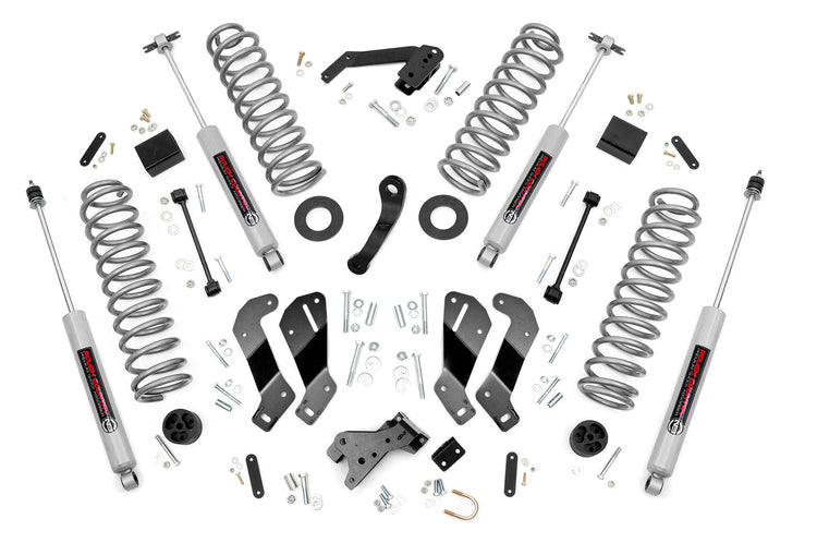3.5 Inch Lift Kit 4-Door Jeep Wrangler JK 2WD/4WD (2007-2018)