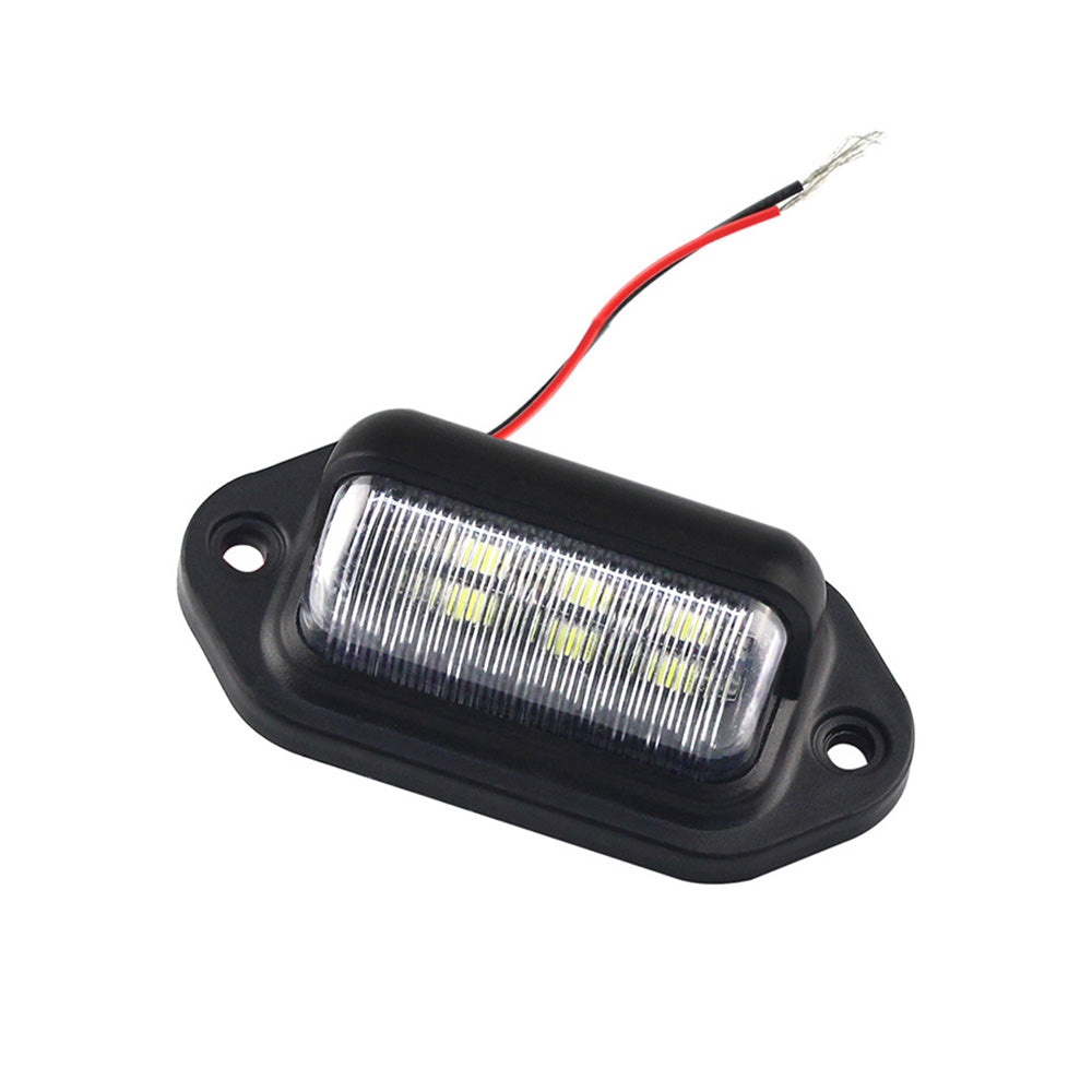 6-LED License Number Plate Light Suitable For Truck, SUV, Trailer & Lorry 12-24V-4