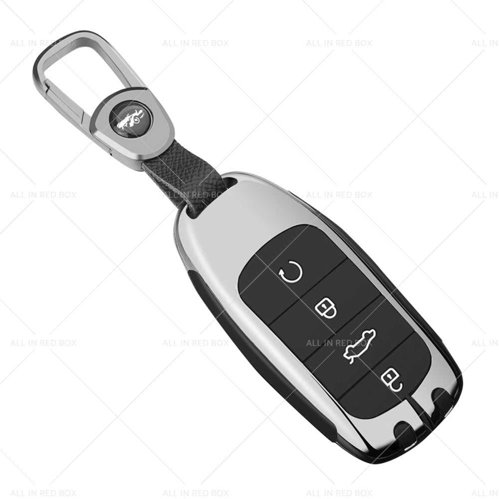 Zinc Alloy Remote Key Fob Case Cover Shell Black Suitable For Chery Omoda 5-2