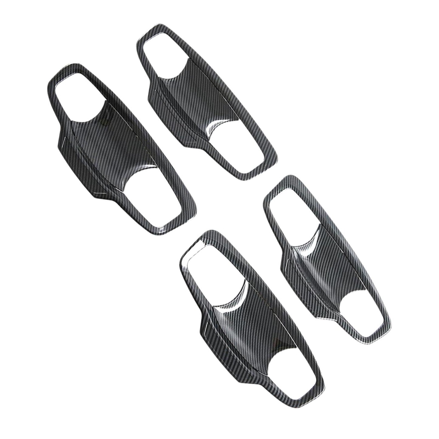 Carbon ABS Door Handle Bowl Cover Trim Suitable For Mitsubishi MV Triton 2023-2025-1