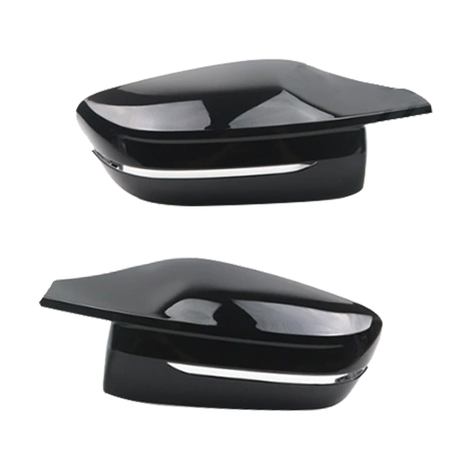 LH+ RH Side Gloss Black Mirror Cover Caps Suitable For BMW G20 G21 G22 G26-1