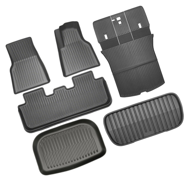 Front Rear Boot Liner Kit Anti-Scratch Suitable For Tesla Model Y 25-On-1