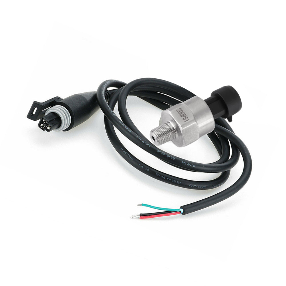 200PSI 5V Pressure Transducer Sender Sensor Suitable For Air, Oil & Fuel – Stainless Steel, AU-1