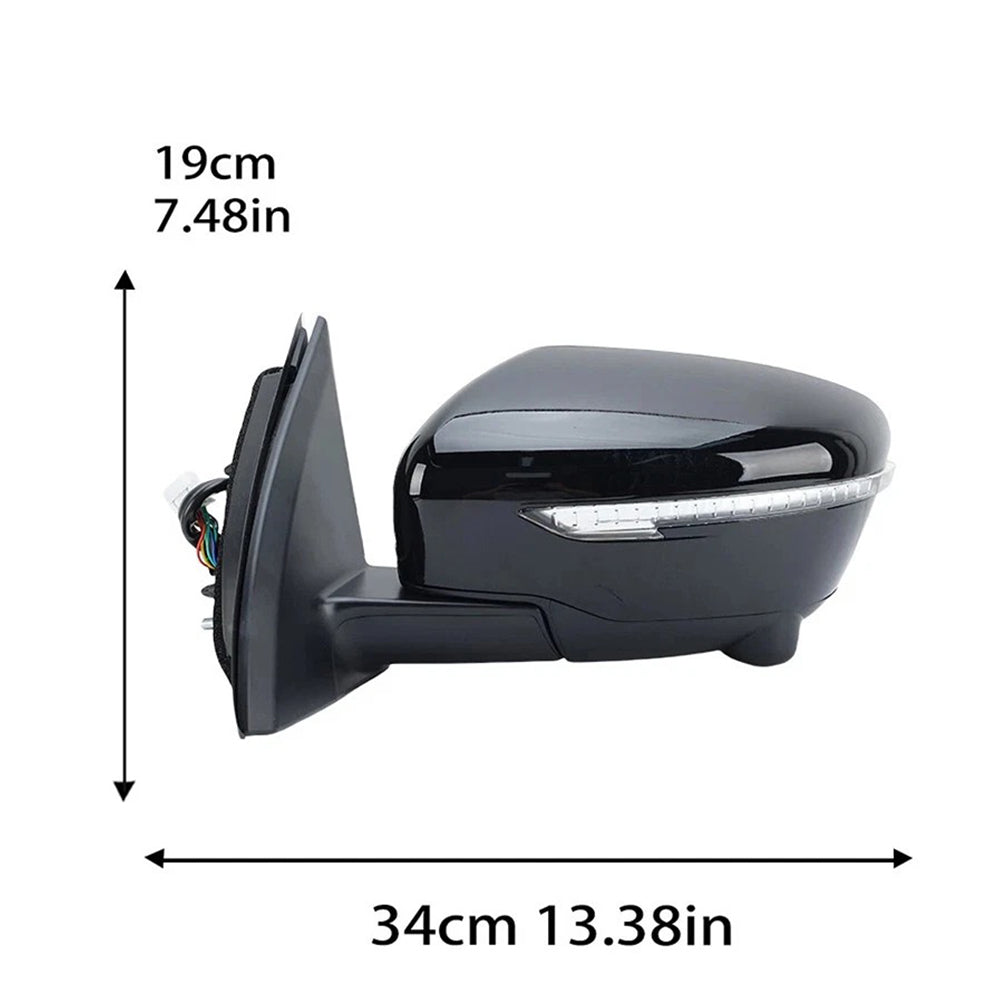 Left Wing Mirror 13 Pin Camera Suitable for Nissan Qashqai J11 2014–2021-4
