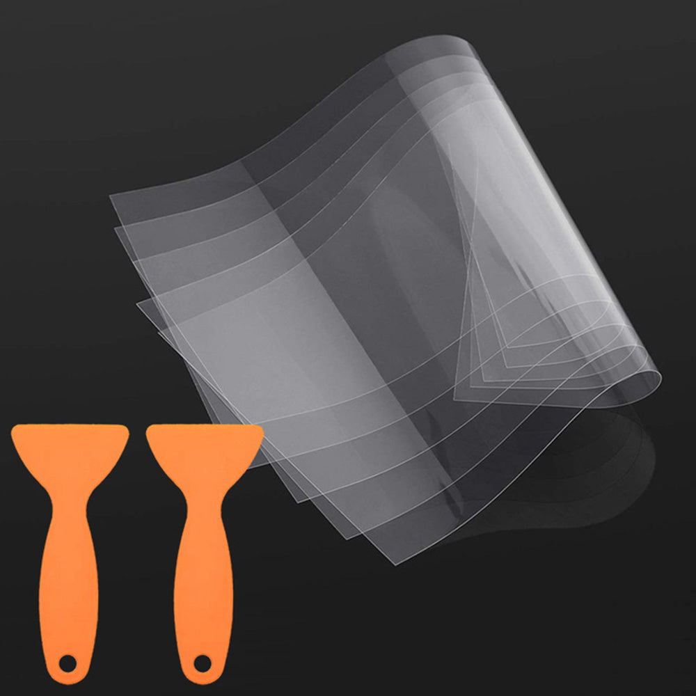 5x FEP Film Sheets With 2x Cleaning Blades Suitable For Anycubic Resin 3D Printer-3