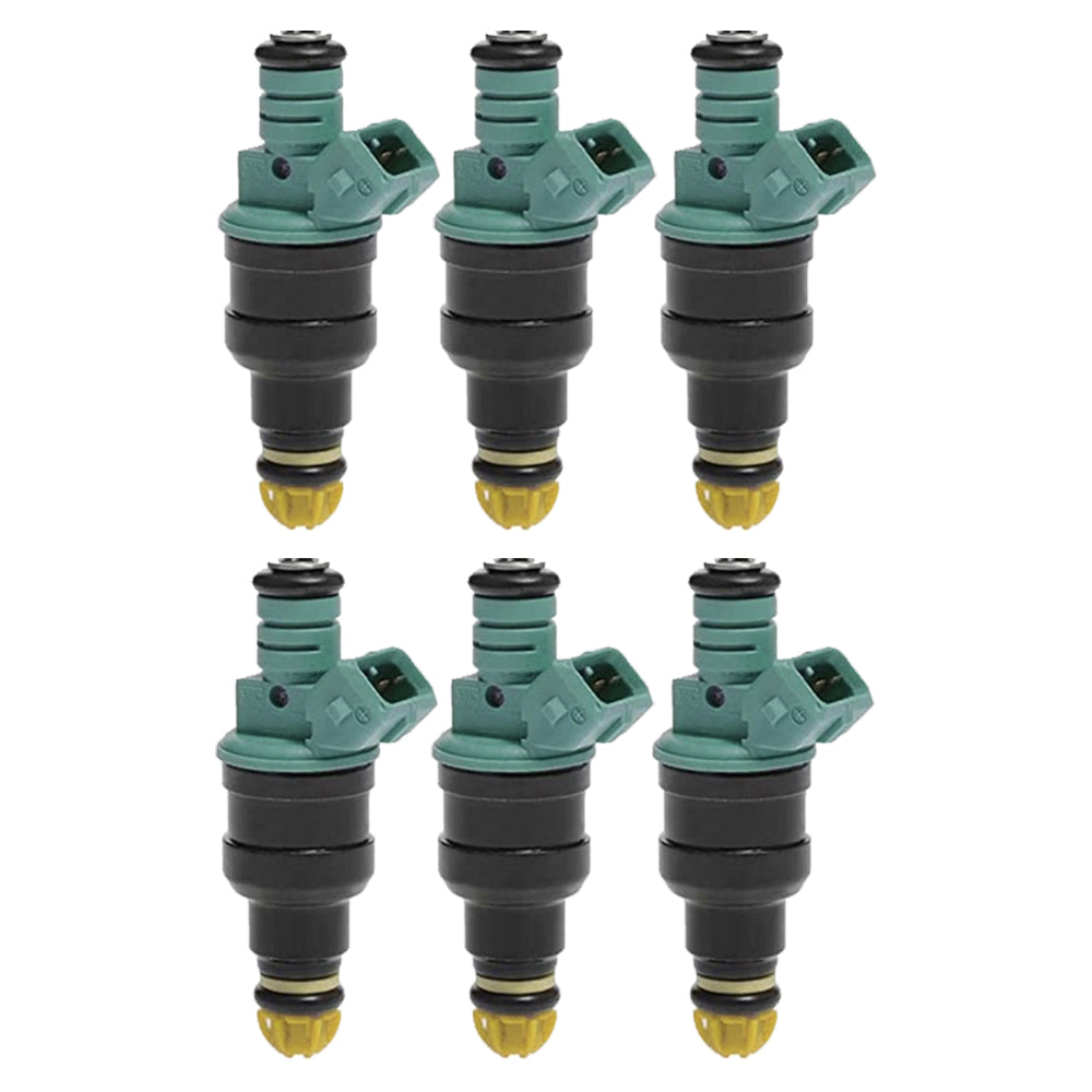 6x Fuel Injectors Suitable For BMW 323i 325i 525i M3 E36 E34 2.5L-0