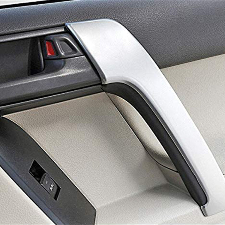 4PCS Matte Front Door Armrest Cover Trim Suitable For Land Cruiser Prado J150-3