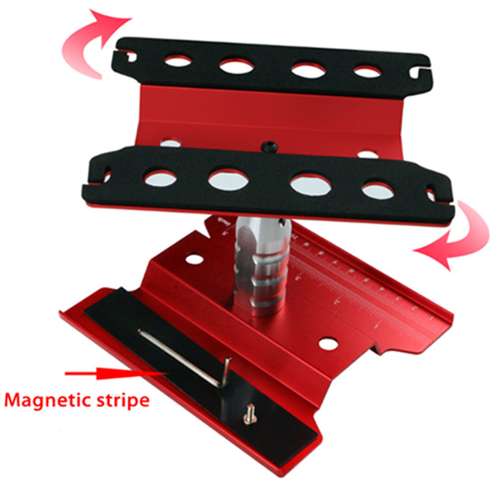 Alloy RC Car Stand Work Station Repair Platform 360 Rotation 1/10 1/8 Model Car-2