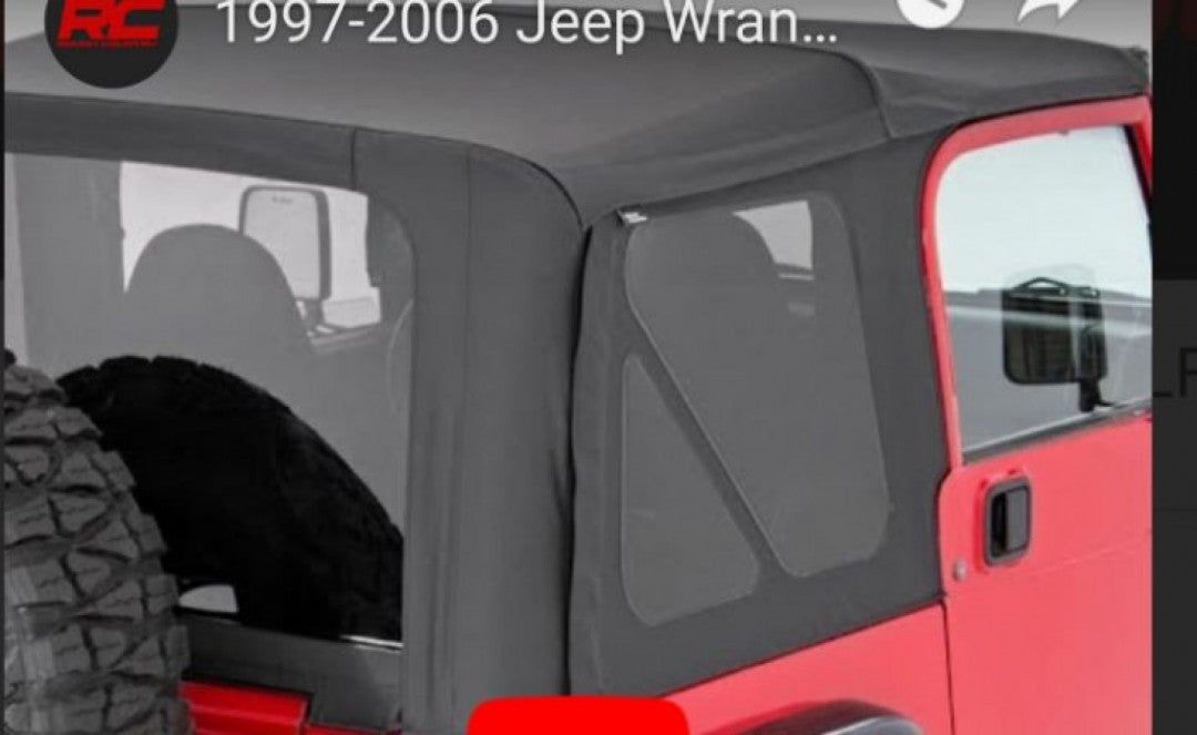 Soft Top 2-Door Full Steel Doors Jeep Wrangler TJ (97-06)