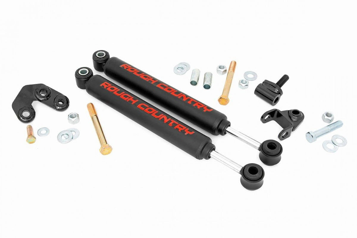 Dual Steering Stabilizer 2.5-6.5 Inch Lift Jeep Comanche MJ/Wrangler TJ/Wrangler Unlimited