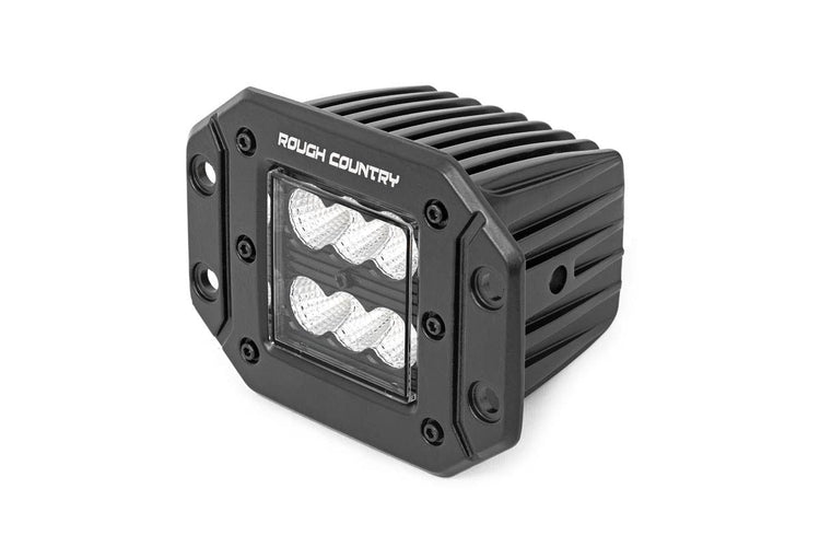 Black Series LED Light Pair 2-inch Square Flush Mount