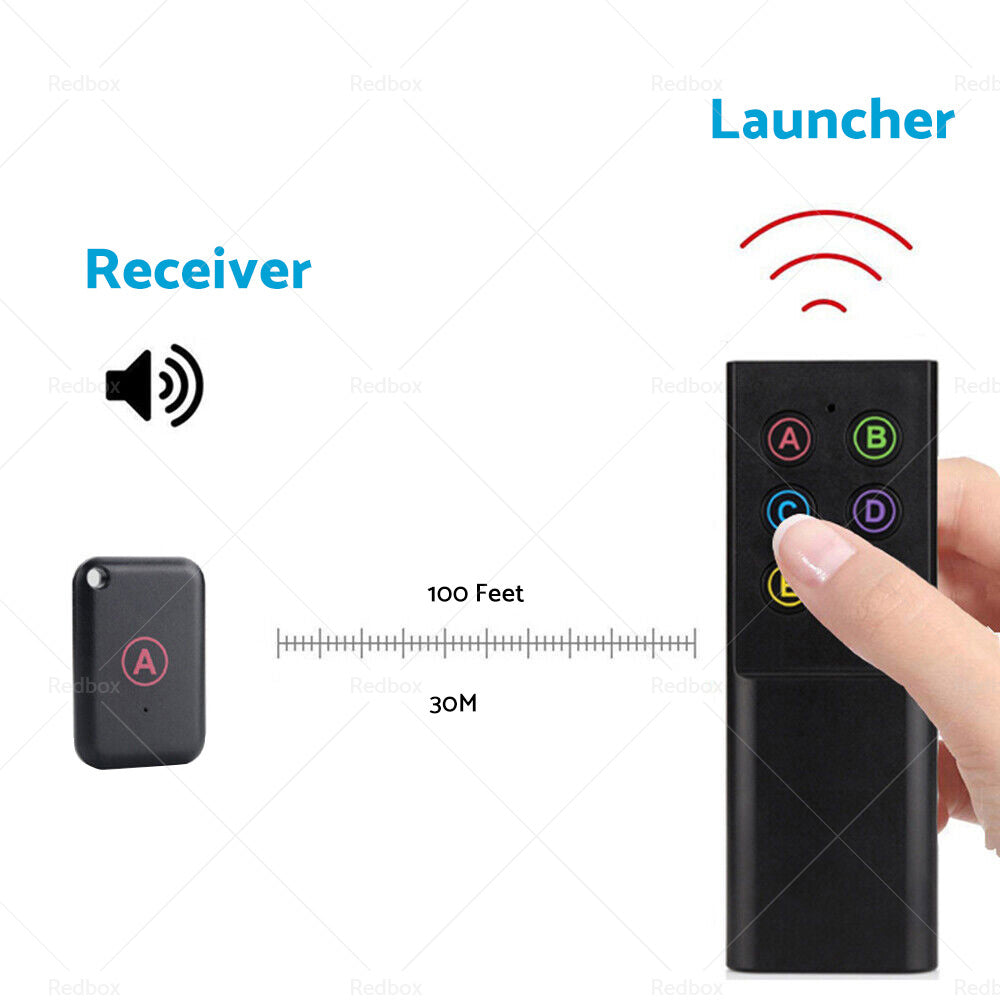 Wallet Tracker Transmitter 6 Receivers Anti-lost Wireless Key Finder Remote Key-0