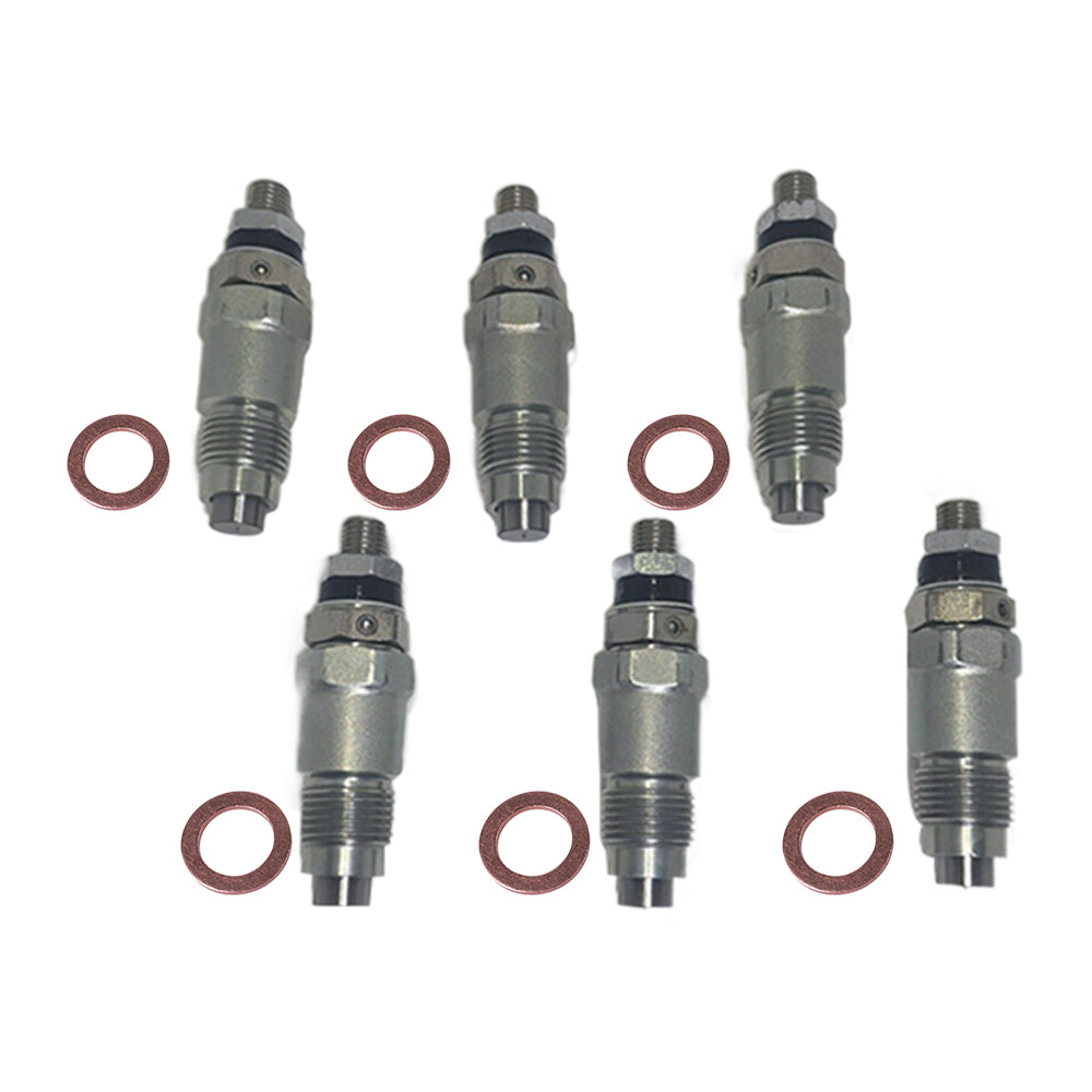 6x Diesel Fuel Injectors Suitable For Nissan Patrol GQ Y60 RD28 / RD28ETI Aftermarket Parts-0