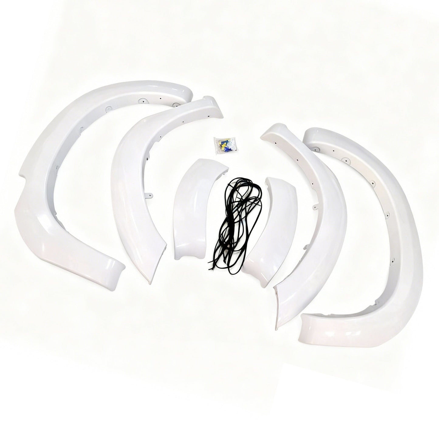 White Fender Flares 6 Inch 6pcs Suitable for Toyota Hilux SR5 SR 2011-2014-0