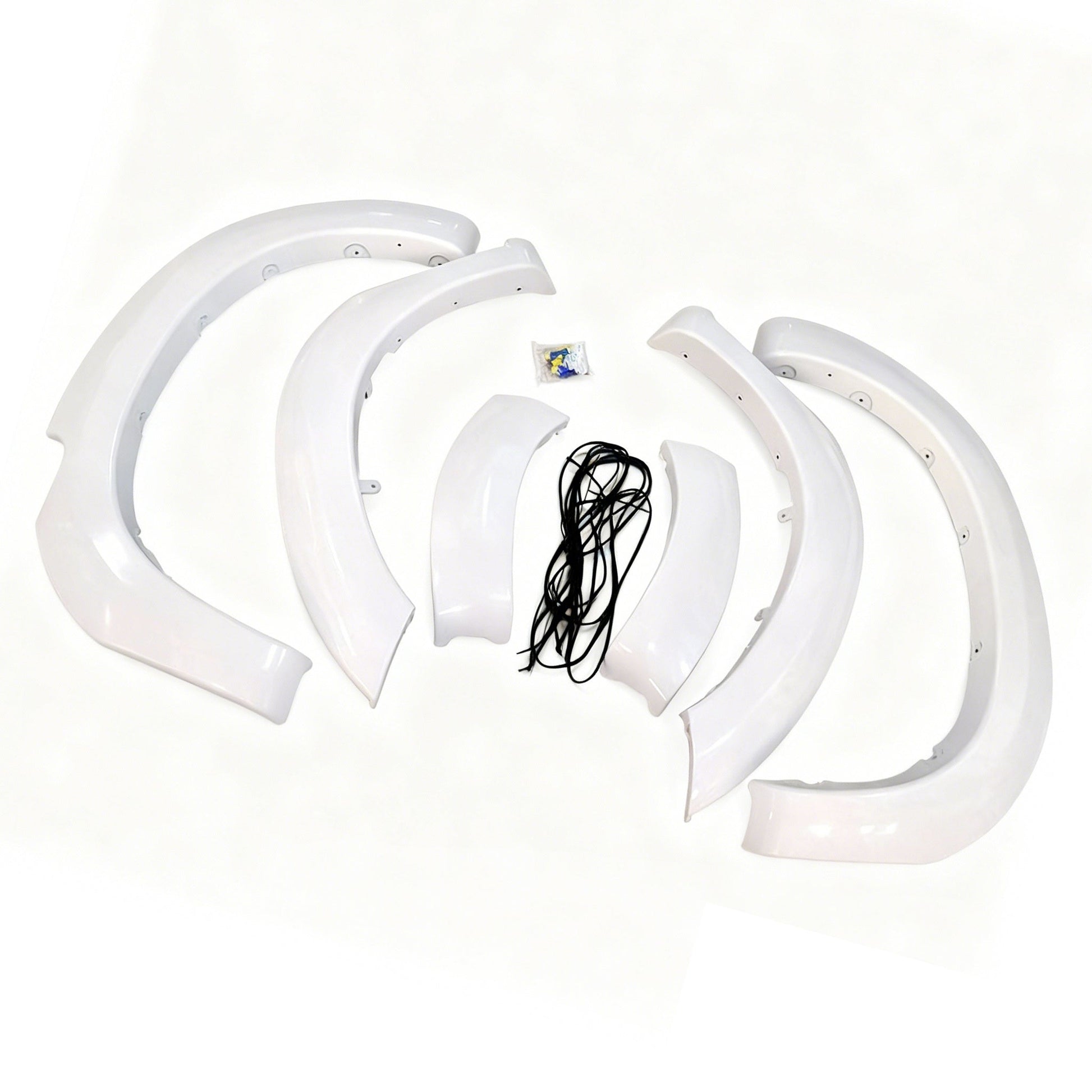 White Fender Flares 6 Inch 6pcs Suitable for Toyota Hilux SR5 SR 2011-2014-0