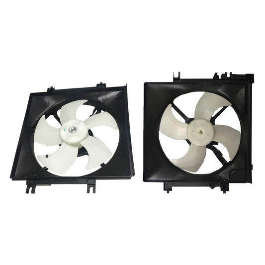 Left&Right Radiator AC Condenser Cooling Fan Suitable for Subaru Liberty Outback Radiator-0