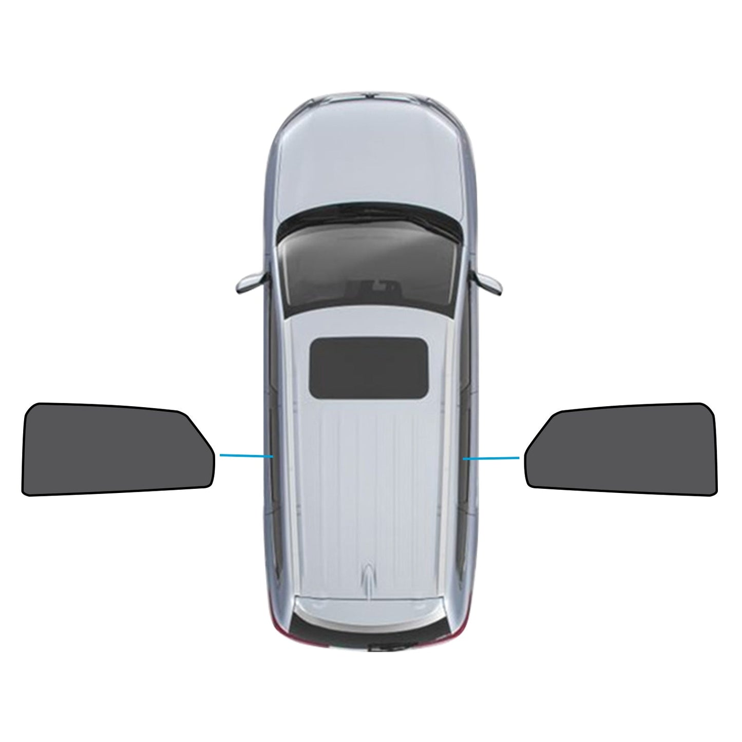 Car Window Magnetic Mesh Sun Blind Shades Suitable for MG4 2023-2025-1