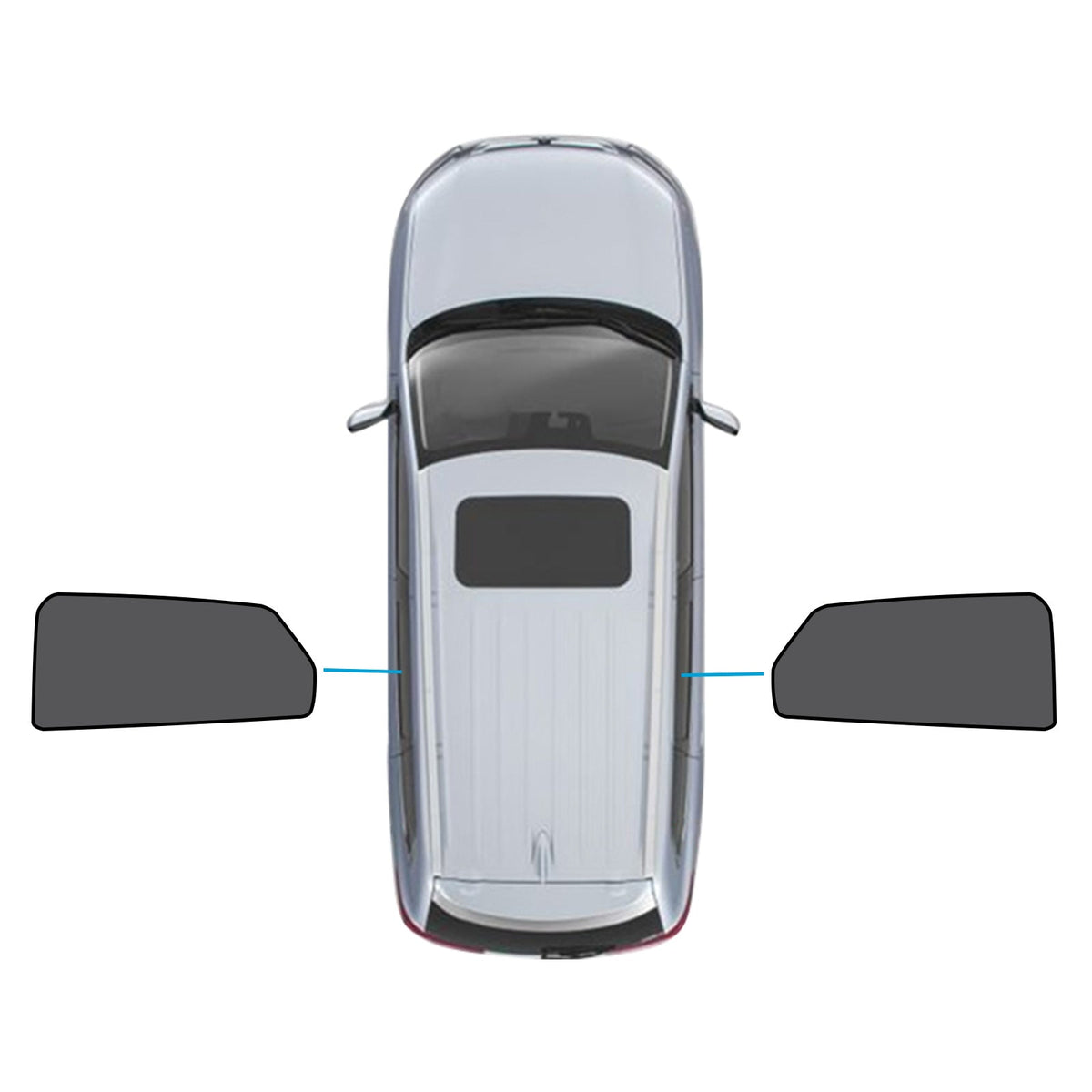 Car Window Magnetic Mesh Sun Blind Shades Suitable for MG4 2023-2025-1