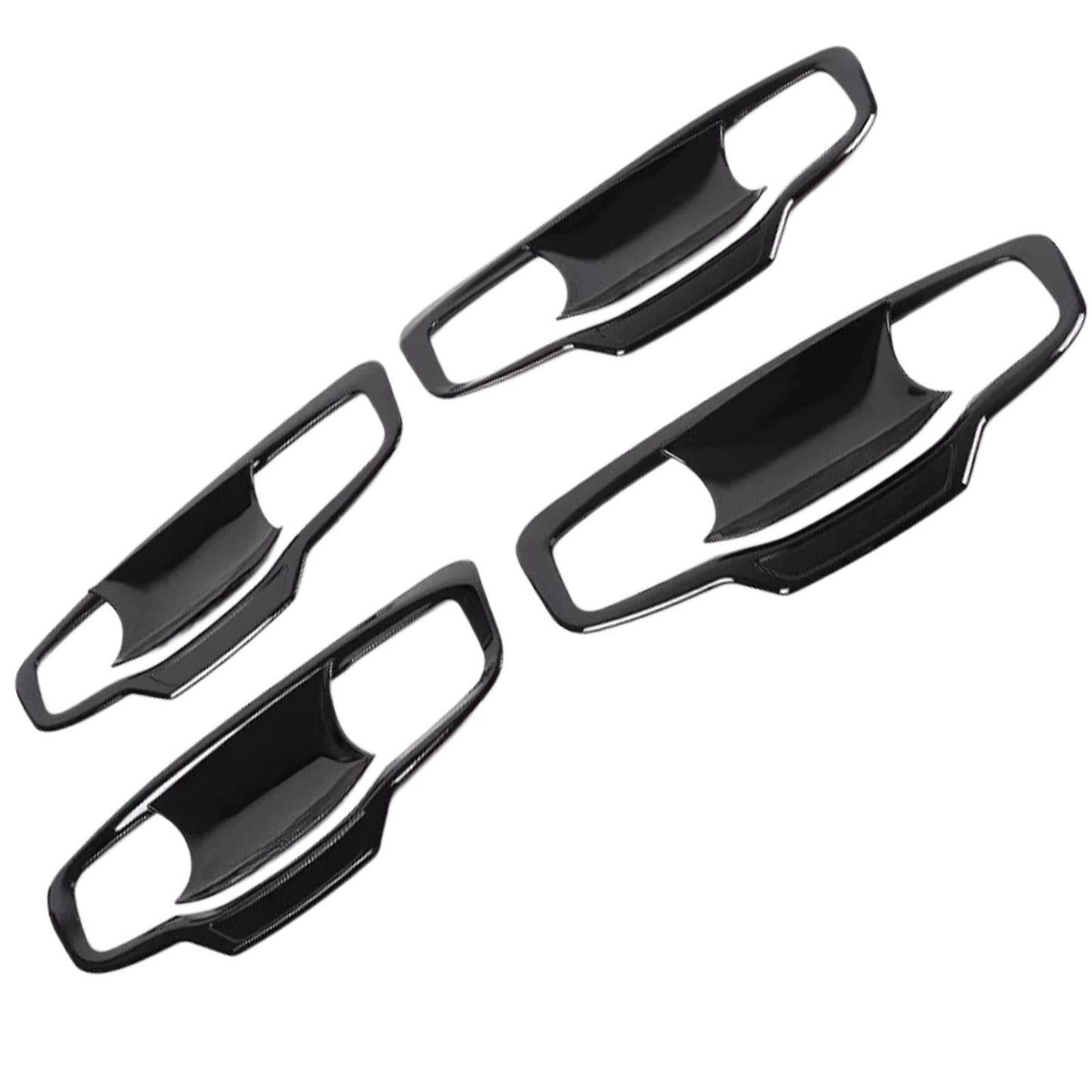 Door Handle Bowl Cover Trim Gloss Black Suitable For Mitsubishi Triton MV 2024+-0