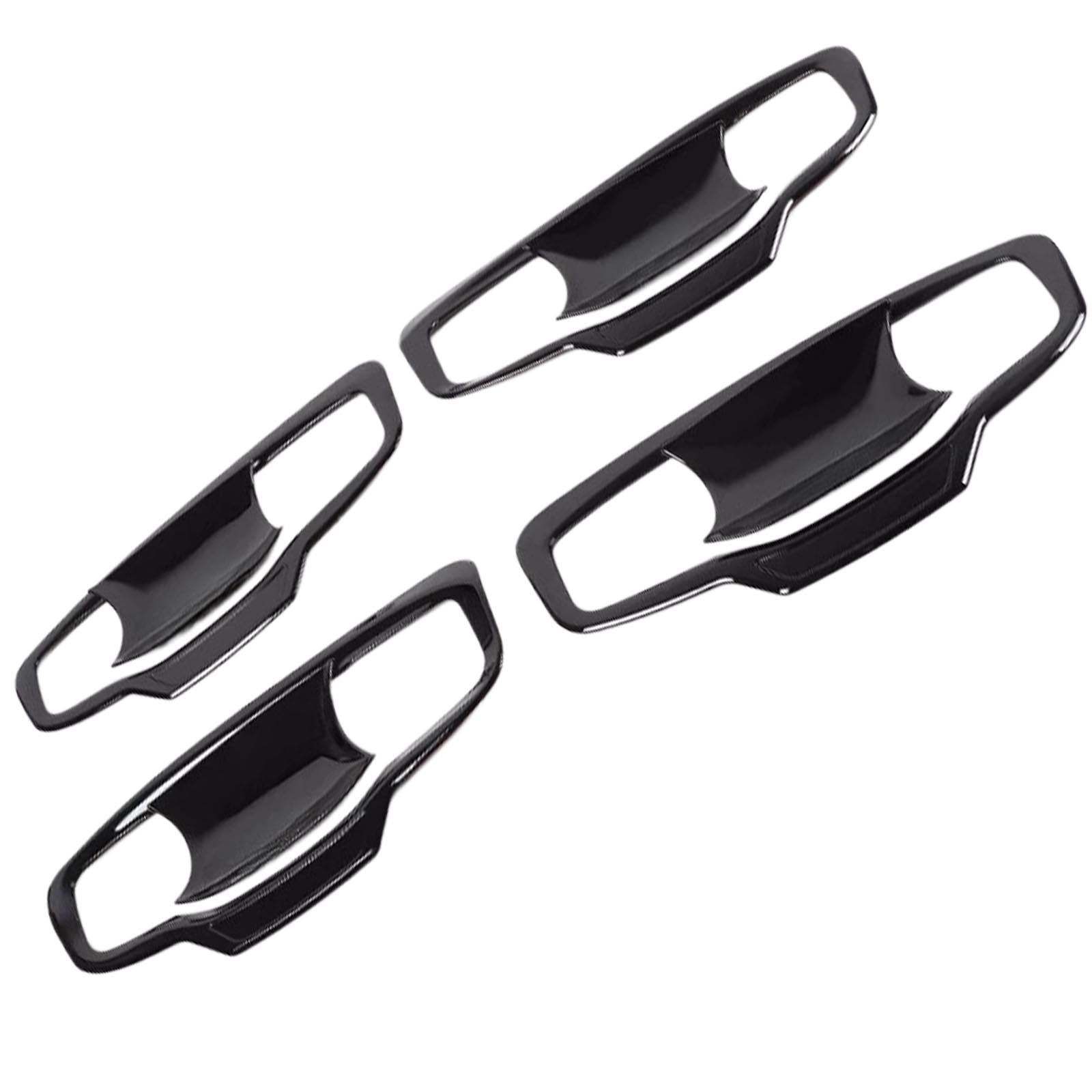 Door Handle Bowl Cover Trim Gloss Black Suitable For Mitsubishi Triton MV 2024+-0