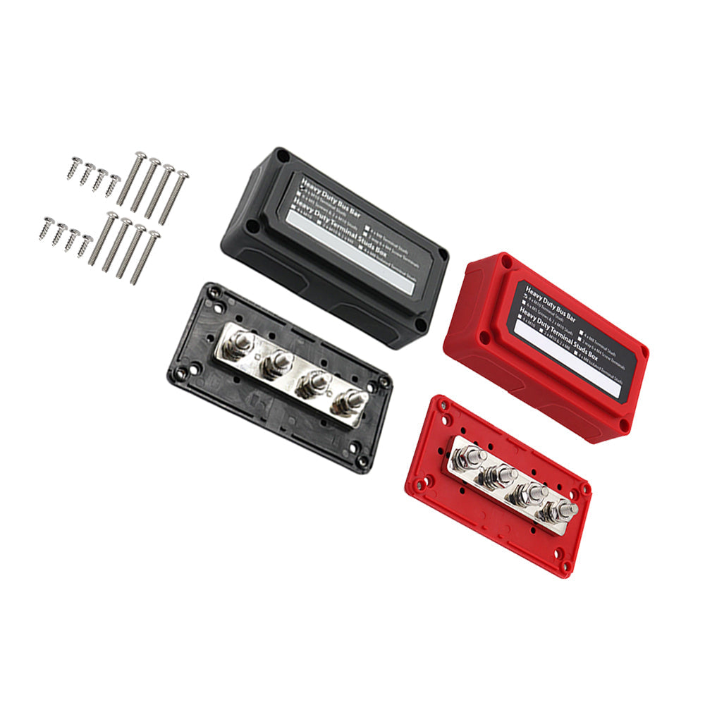 M10 300A DC 12V-48V Stud Bus Bar Power Distribution Box Terminal Block Suitable For Heavy Duty Applications-2