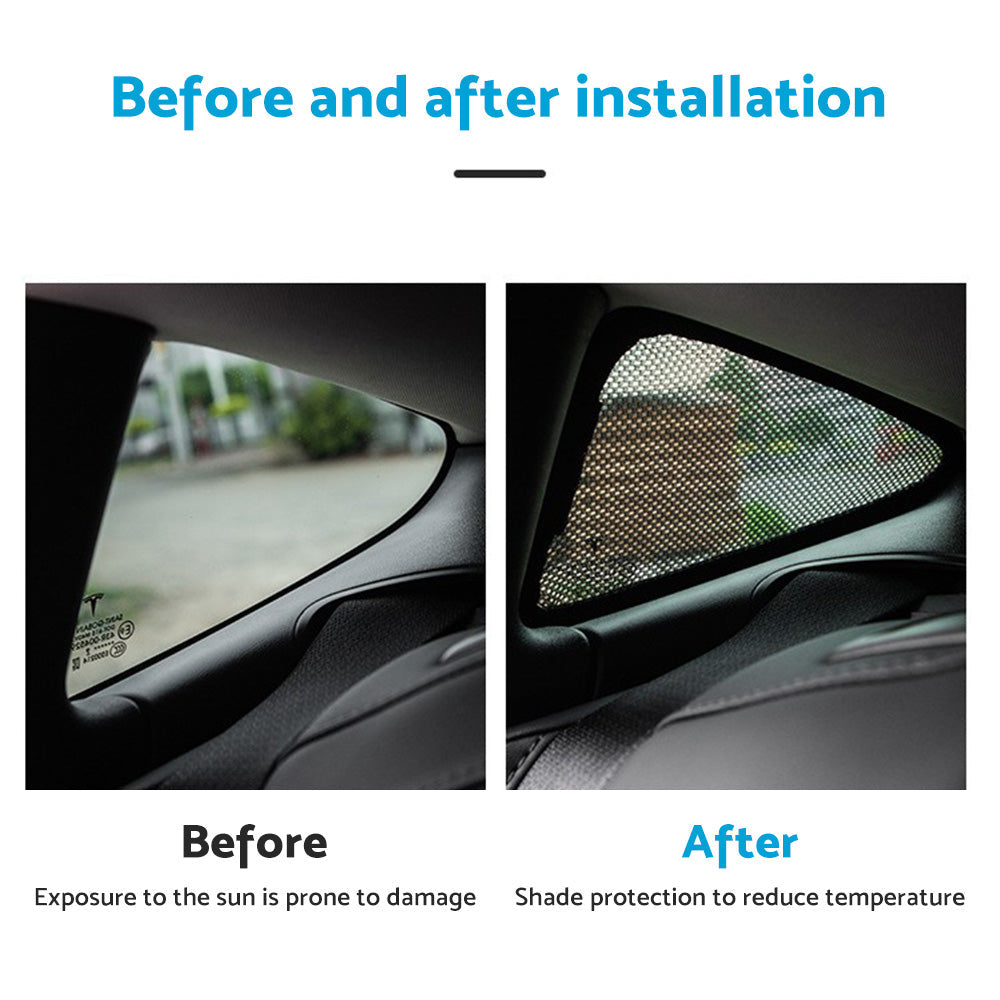 Front & Rear Sunroof Sun Shades Roof Protection Film Suitable For Tesla Model 3 2017-2021-2