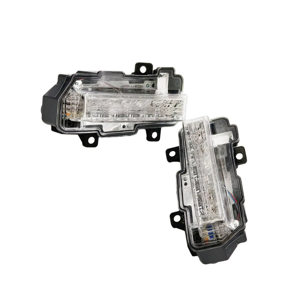 2x Front Bumper Fog Light Left & Right Lamp Suitable For Mitsubishi Pajero 2015-2017-2