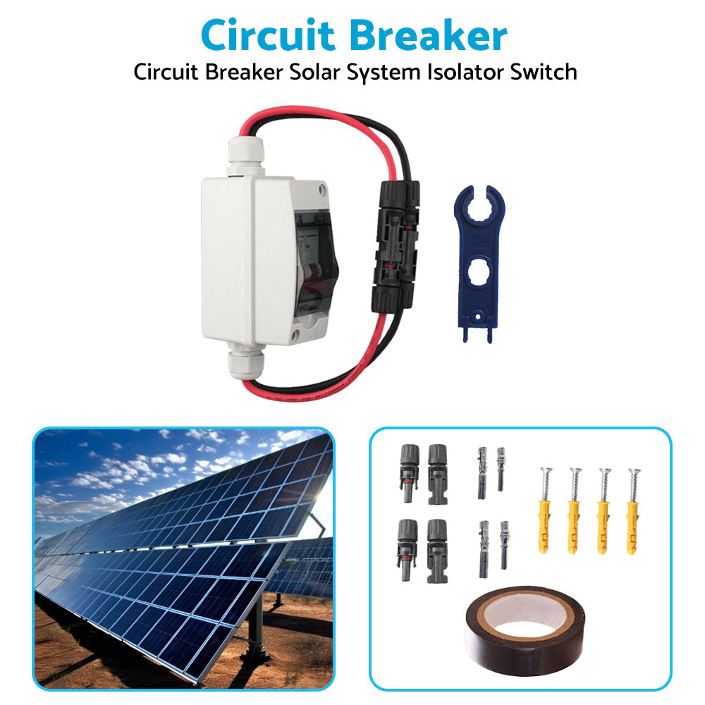 PV Isolator Switch DC 500V 32A IP65 Disconnect Circuit Breaker Suitable for Solar-Panels-3
