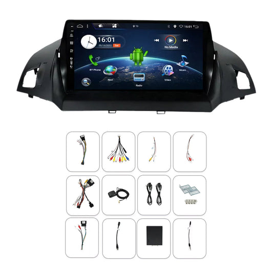 9'' CarPlay Stereo Head Unit Suitable For Ford Kuga Escape 2013-2017 Android 14-0