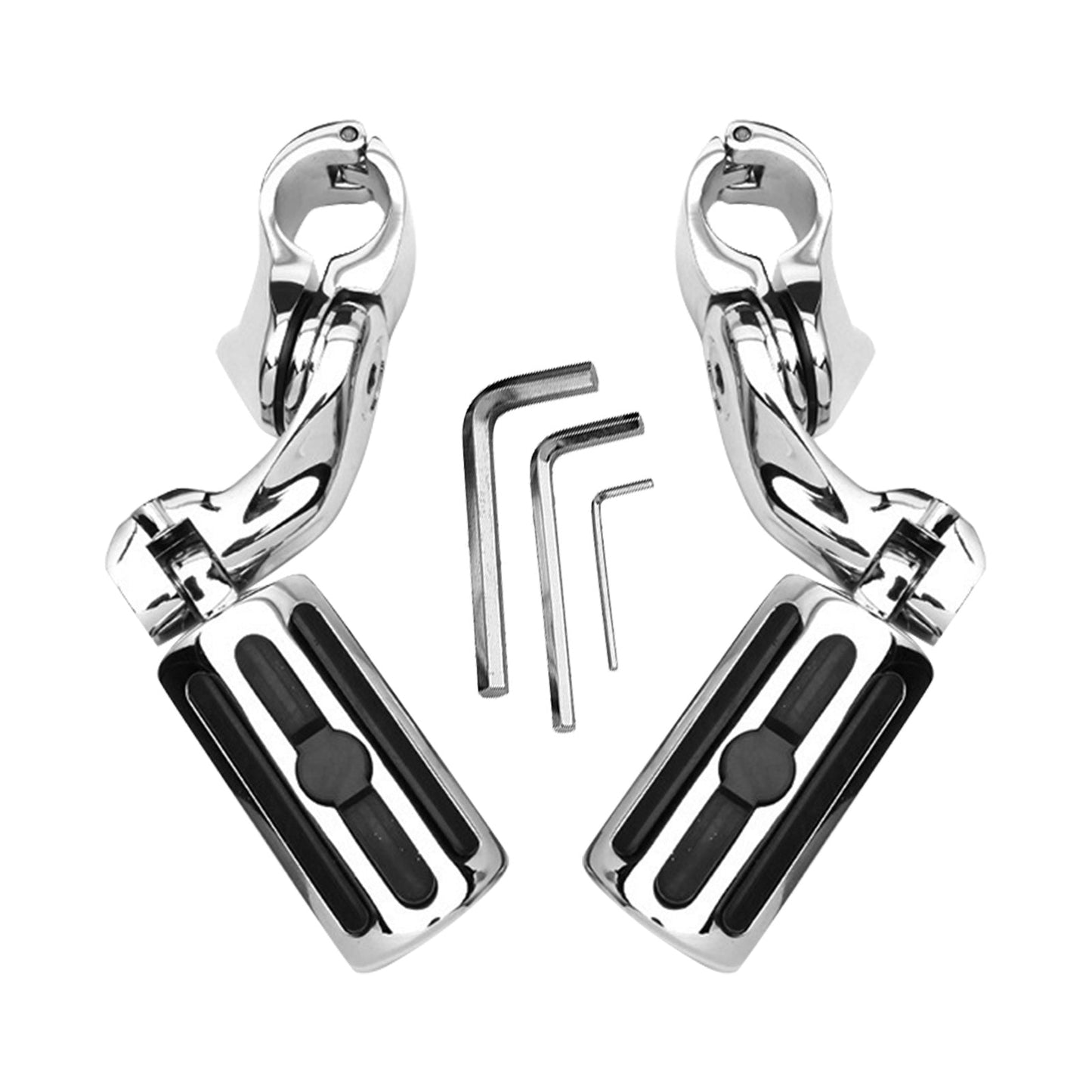 1 - 1 4''Motorcycle Highway Foot Pegs Chrome Engine Guard Suitable For Davidson AU - Frazy's Auto Parts
